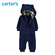Carter's 孩特  婴儿羊羔绒保暖长袖爬服连身衣