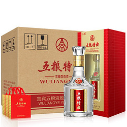 WULIANGYE 五粮液 股份 五粮特曲 浓香型白酒 52度 500ml*6 整箱装