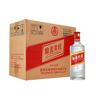 WULIANGYE 五粮液 绵柔尖庄红优 浓香型白酒 纯粮白酒 50度 500mL 6瓶 绵柔尖庄红优整箱