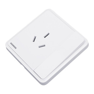 SIEMENS 西门子 灵蕴系列 5UB12533NC01 86型墙壁插座 三孔带开关款 16A 辰曦白