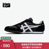 Onitsuka Tiger鬼塚虎2020秋冬男女鞋 SERRANO 复古休闲鞋 1183B400 黑色 37.5