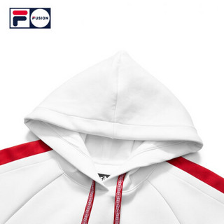 FILA FUSION x WM白山联名斐乐连帽卫衣女子2020冬季新款 标准白-WT 180/96A/2XL