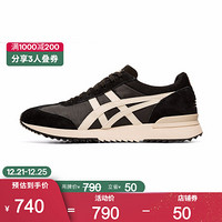 Onitsuka Tiger鬼塚虎运动休闲鞋男女厚底复古慢跑CALIFORNIA 78 EX 黑色 43.5