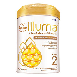 illuma 启赋 A2蛋白系列 较大婴儿奶粉 港版 2段 900g*4罐