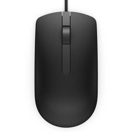 戴尔 MS116 有线鼠标 1000DPI 黑色