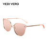 VEDI VERO 女款粉色镜框粉色镜腿粉色镜片蝶形眼镜太阳镜 VE861 PK 62MM