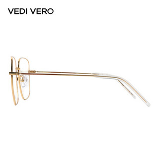 VEDI VERO 买含镜片中性款金色镜框金色镜腿金属光学眼镜架眼镜框 VO110 YGD 55MM