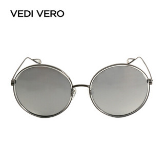 VEDI VERO 中性款枪色镜框枪色镜腿灰色镜片眼镜太阳镜 VJ147 GRY 60MM