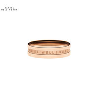 丹尼尔惠灵顿(DanielWellington)dw戒指饰品简约玫瑰金色男女对戒情侣指环尺寸:10(中国码)DW00400089