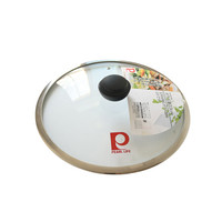 珍珠生活锅盖 可视化钢化玻璃锅盖 炒锅专用锅盖 玻璃盖子33cm GP-1553