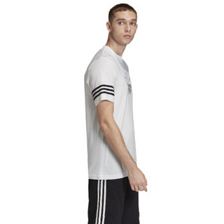 阿迪达斯 ADIDAS 三叶草 男子 OUTLINE TEE 运动 短袖上衣 FM3894 S码