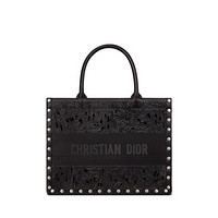 Dior 迪奥 BOOK TOTE系列 女士手提托特包 M1296VLPI_M911 黑色 小号