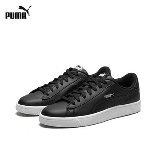 PUMA 彪马 官方 新款男女同款简约经典休闲鞋 COURT 369503 黑色-银色-白 01 35.5