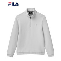 FILA 斐乐官方男子套头卫衣2020冬季新款高领商务时尚休闲卫衣男 冰灰-GY 180/100A/XL