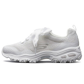 斯凯奇 SKECHERS 女子 经典休闲鞋 运动鞋 时尚老爹鞋 熊猫鞋 66666196/WHT 白色 36.5码 US6.5码