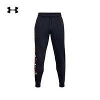 安德玛官方UA Rival新春系列男子运动训练抓绒长裤Under Armour1357134 黑色001 3XL