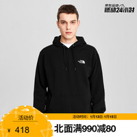 TheNorthFace北面卫衣情侣款户外舒适保暖上新|5JWJ JK3/黑色 L