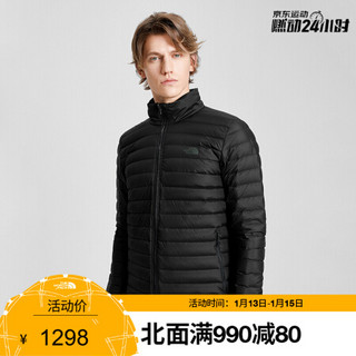 TheNorthFace北面羽绒服男户外保暖防泼水上新|4NG4 JK3/黑色 M