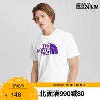 TheNorthFace北面短袖T恤男户外舒适透气上新|5B3Q FN4/白色 L