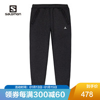 萨洛蒙（Salomon) 情侣款 户外运动针织透气保暖休闲长裤 CN SIGHT PANT 黑色208034 L