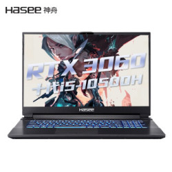 Hasee 神舟 战神 G8-CA5NS 17.3英寸笔记本电脑(i5-10500H、16GB、512GB、RTX 3060)