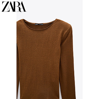 ZARA 新款 女装 垫肩饰 T 恤 01067471700