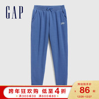 Gap女童男童LOGO松紧腰运动裤秋冬529148 E 新款童装裤子