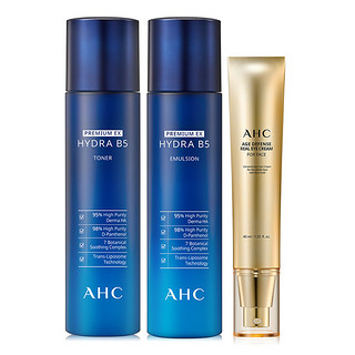 AHC 蓝啵啵B5水乳大长金护肤套装补水保湿滋润温和修护正品官网
