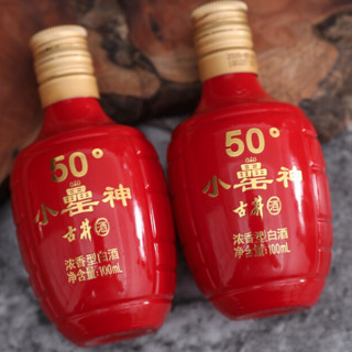 古井贡酒 古井酒系列 小罍神 50%vol 浓香型白酒 100ml 单瓶装