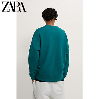 ZARA 新款 男装 补丁口袋宽松卫衣 06224312538