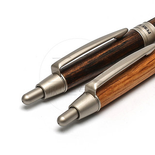 日本uni三菱百年橡木系列集合PURE MALT百年橡木笔杆中性笔自动铅笔圆珠笔原子笔黑色芯（3合1多功能笔-银黄杆浅木色）
