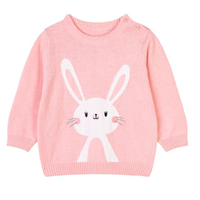 Bornbay 贝贝怡 女童保暖套头毛衣 203S2497 浅粉 80cm