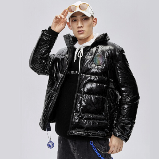 mark fairwhale 马克华菲 7104515017110 男士亮面立领羽绒服