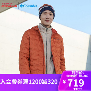 Columbia哥伦比亚户外20秋冬新品男子热能热压羽绒服WE0954 820 S