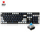 黑峡谷（Hyeku）GK706 机械键盘 有线游戏键盘 104键 蓝色背光键盘 龙华MX轴体 黑灰 青轴