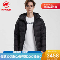 MAMMUT/猛犸象 Meron IN Hooded 男秋冬防泼水高保暖900蓬鹅绒羽绒服 黑色-黑色 L