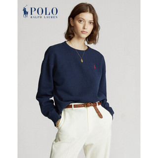 Ralph Lauren/拉夫劳伦女装 2020年秋季起绒布套头衫21825 410-海军蓝 S