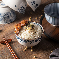 神田KANDA 绣渤意日本餐具进口日式陶瓷饭碗 方便面泡面汤碗学生家用辅食吃米饭微波炉专用碗5件套 5件套