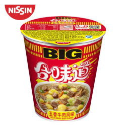 合味道 BIG杯面五香牛肉味110g桶装方便面