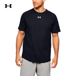 UNDER ARMOUR 安德玛 Charged Cotton 1351570 男子运动短袖T恤 黑色001 XL