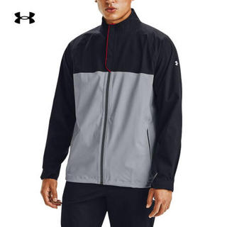 安德玛官方UA Golf Rain男子运动高尔夫夹克Under Armour1342717 灰色011 XXL