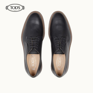 TOD'S 2020秋冬 男士牛皮系带鞋 礼盒礼品 黑色 41