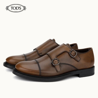 托德斯 TOD'S 2020秋冬 男士牛皮孟克鞋 棕色 41