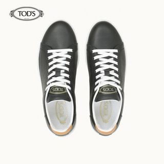 TOD'S 2020秋冬 男士牛皮运动鞋 休闲鞋 礼盒礼品 黑色 39