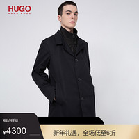 HUGO BOSS雨果博斯男士潮流休闲保暖夹克外套 001-黑色 M