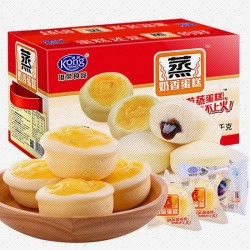 港荣蒸蛋糕奶香整箱营养早餐食品网红充饥零食代餐糕