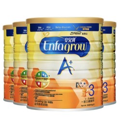 MeadJohnson Nutrition 美赞臣 Enfa 婴儿奶粉 3段 港版 900g*4罐