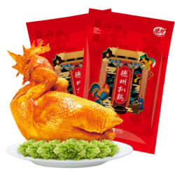 德州扒鸡 五香脱骨童子鸡 中华老字号 400g*2