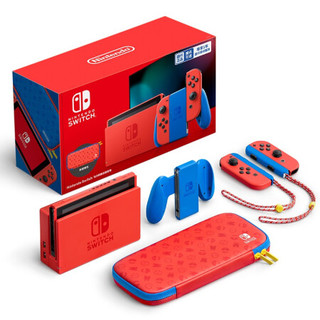 Nintendo 任天堂 国行 Switch游戏主机 续航增强版 马力欧限定版套装