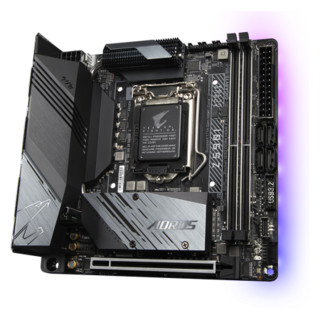 GIGABYTE 技嘉 Z590I AORUS ULTRA 迷你雕 ATX主板（Intel LGA1200、Z590）+英特尔 酷睿i9 10850k CPU套装